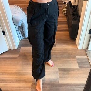 Aritzia Black Cargo Pants